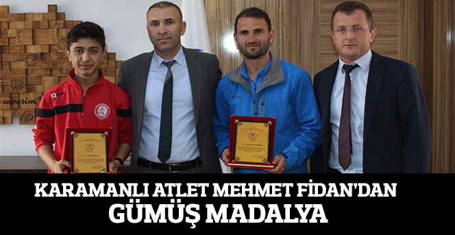 Karamanlı Atlet Mehmet Fidan’dan Gümüş Madalya