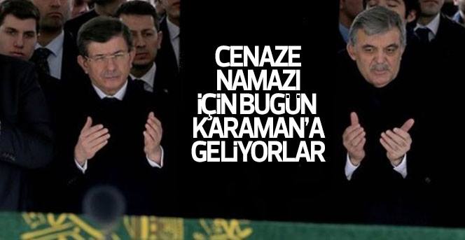 Abdullah Gül Ahmet Davutoğlu ve Cemil Çiçek   Karaman'a Geliyor
