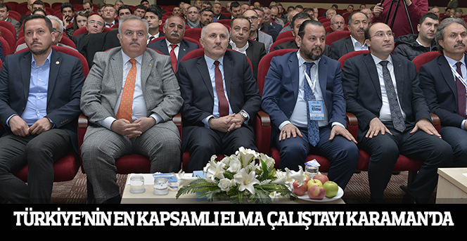 Türkiye’nin En Kapsamlı Elma Çalıştayı Karaman’da