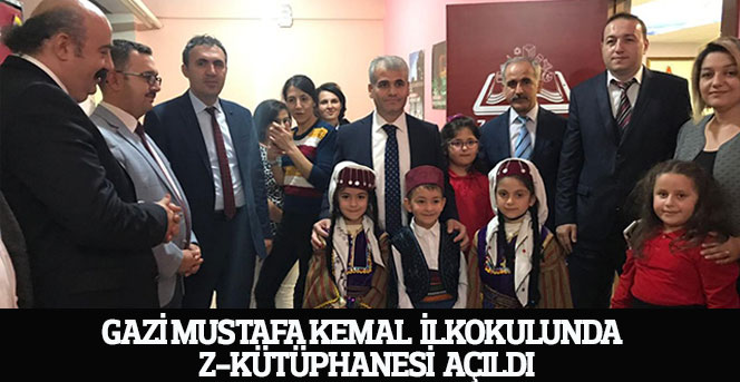 Gazi Mustafa Kemal İlkokulunda Z-Kütüphane Açılışı