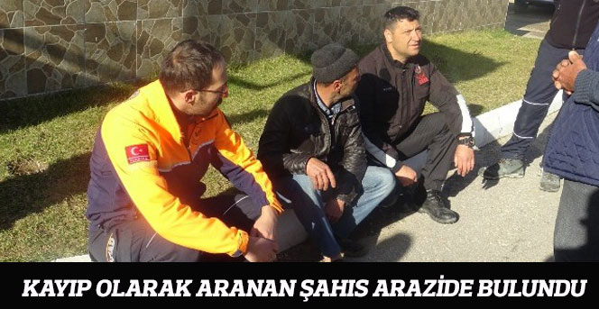 Karaman'da kayıp olarak aranan şahıs arazide bulundu