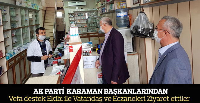 AK Parti Karaman İl Başkanlarından Ziyaret