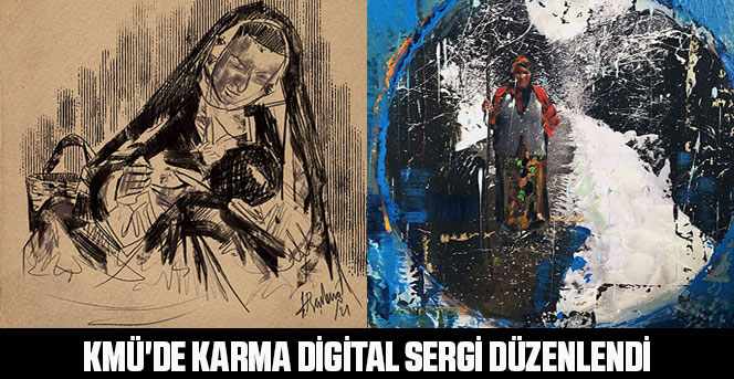 KMÜ'de Karma Digital Sergi Düzenlendi
