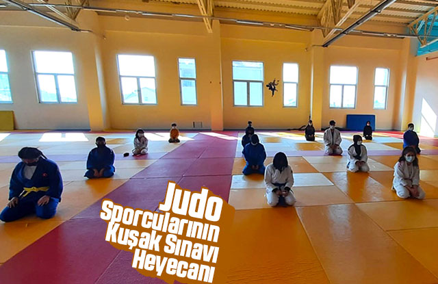 Judo Sporcularının Kuşak Sınavı Heyecanı