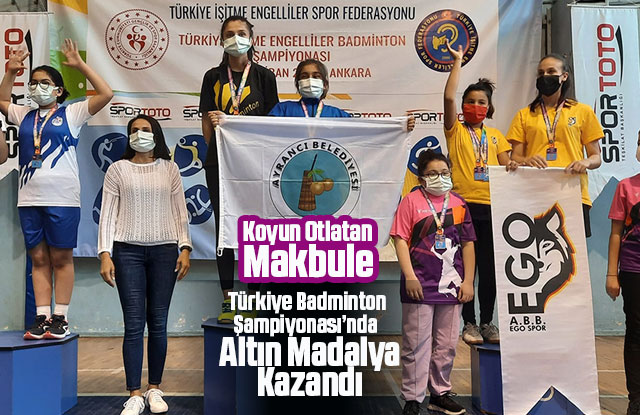 Koyun Otlatırken Badmintonda Türkiye Şampiyonluğuna