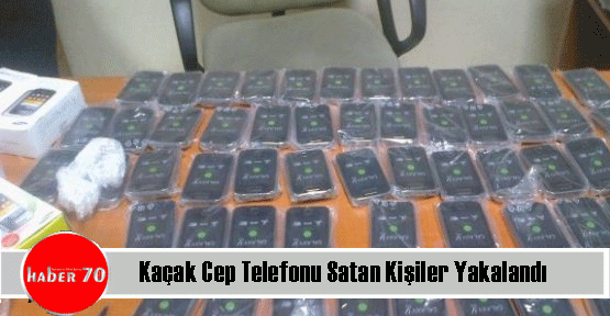 Kaçak Cep Telefonu Satan Kişiler Yakalandı