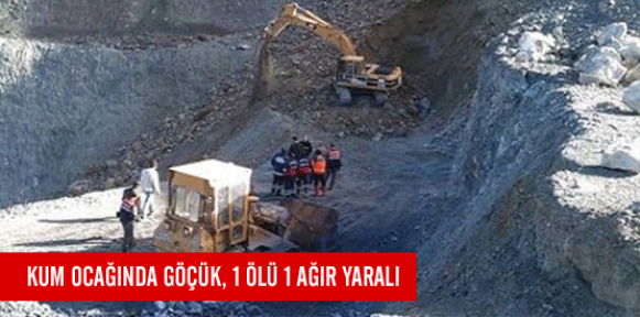 Karaman'da Kum Ocağında İş Kazası: 1 Ölü, 1 Yaralı