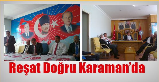 MHP Tokat Milletvekili Reşat Doğru, Parti il binasını ziyaret etti.