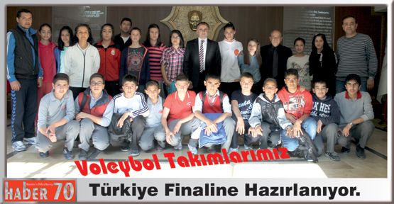 Voleybol Takımlarımız Türkiye Finaline Hazırlanıyor.