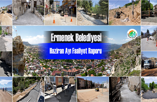 Ermenek Belediyesi Haziran Ayı Faaliyet Raporu