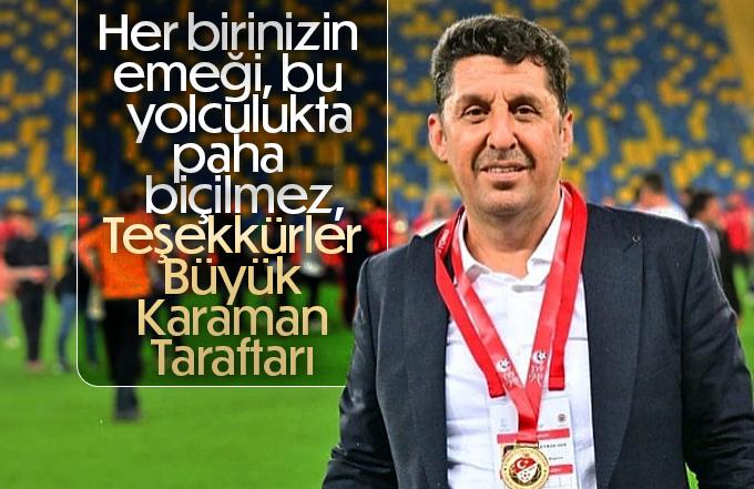 Süleyman Han, Karaman FK Taraftarına Minnettarlığını İfade Etti
