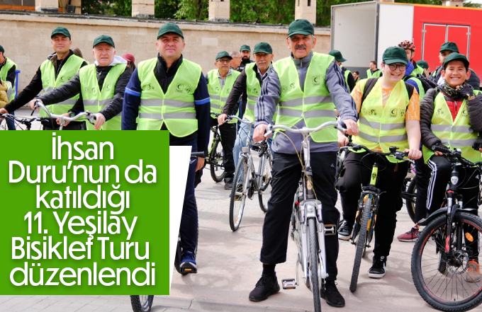 Karaman’da 11. Yeşilay Bisiklet Turu düzenlendi