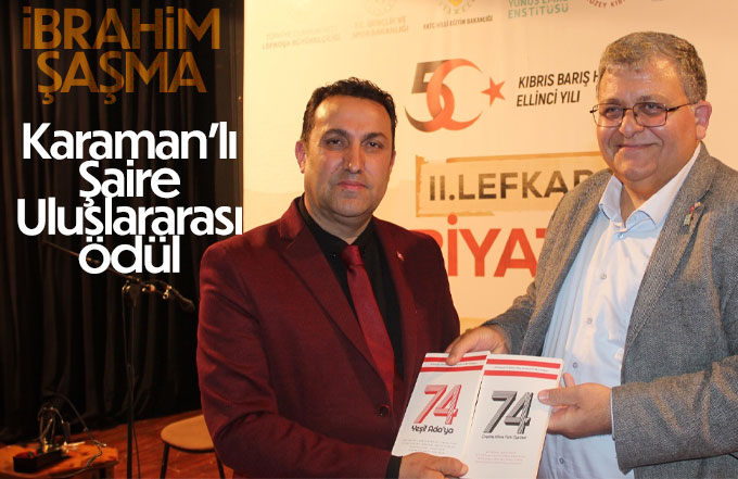 Karaman'lı Şaire Uluslararası ödül